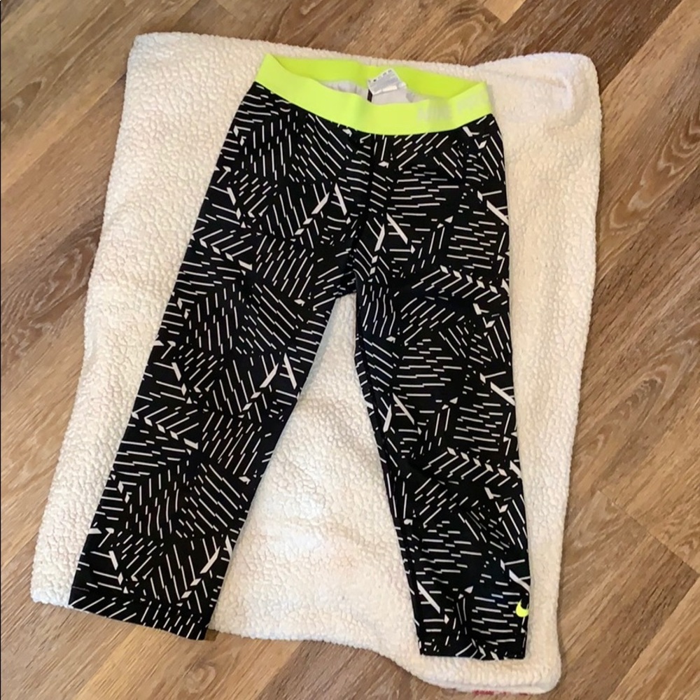 Nike Pro Black and White Leggings